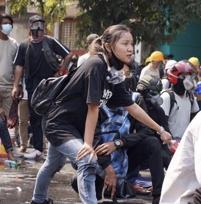 Angel Kyal Sin, Teenage Protester, Voice for Democracy, Silenced by Coup